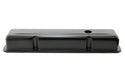 Steel Short Valve Covers – Fits 1958–86 Chevy SB 283-305-327-350-400 – Smooth – Black