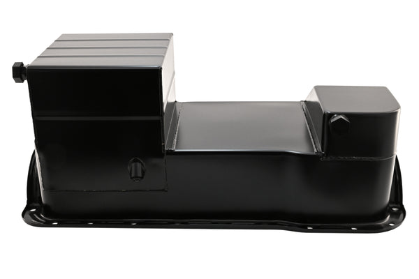 Ford Mustang 351W Racing Oil Pan 1979–1993 Dual Sump 7‑Qt Black Finish