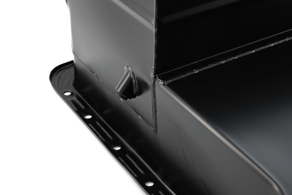 Ford Mustang 351W Racing Oil Pan 1979–1993 Dual Sump 7‑Qt Black Finish