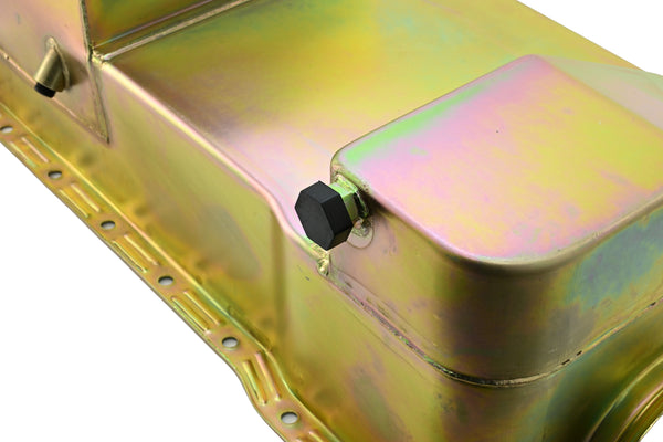 Ford Mustang 351W Racing Oil Pan 1979–1993 Dual Sump 7‑Qt Zinc