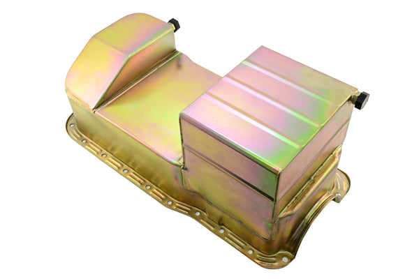 Ford Mustang 351W Racing Oil Pan 1979–1993 Dual Sump 7‑Qt Zinc