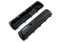 Steel Valve Covers – Fits 1964–1980 Oldsmobile 330‑350‑400‑425‑455 (Stock Height, 1 Push‑In Hole, Smooth Top) – Black Finish