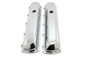 Steel Valve Covers – Fits 1964–1980 Oldsmobile 330‑350‑400‑425‑455 (Stock Height, 1 Push‑In Hole, Smooth Top) – Chrome Finish