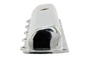 Steel Valve Covers – Fits 1964–1980 Oldsmobile 330‑350‑400‑425‑455 (Stock Height, 1 Push‑In Hole, Smooth Top) – Chrome Finish