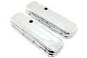Steel Short Valve Covers – Fits 1965–95 Chevy BB 396-427-454-502 – 1 Hole – Chrome