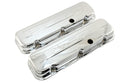 Steel Short Valve Covers Fits 1965–1995 Chevy BB 396‑427‑454‑502 – 454 Logo – Chrome