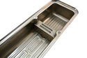 Steel Valve Covers for 1958–1986 Chevy Small Block 283-305-327-350 – Short Style – Stamped 350 Logo with Ball Mill – Chrome