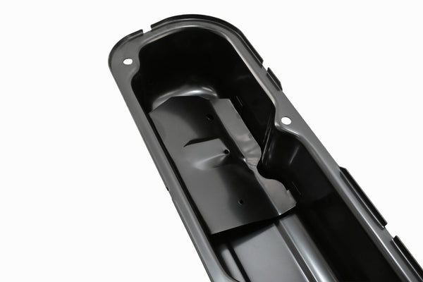 Steel Valve Covers Fits 1967–1989 Mopar SB 318-340-360 – Short Style – 1 Hole – Black
