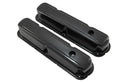 Steel Valve Covers Fits 1967–1989 Mopar SB 318-340-360 – Short Style – 1 Hole – Black