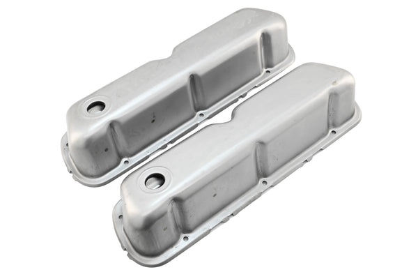 Steel Valve Covers for 1962–85 Ford SB 260‑289‑302‑351W – Smooth – 1 Hole – Raw