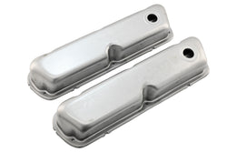 Steel Valve Covers for 1962–85 Ford SB 260‑289‑302‑351W – Smooth – 1 Hole – Raw