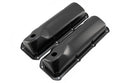 Steel Valve Covers Fits 1969–1982 Ford SB 351C‑351M‑400M‑Boss 302 – Smooth – 1 Hole – Black