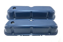 Steel Valve Covers for 1962–85 Ford SB 260‑289‑302‑351W – Smooth – 1 Hole – Blue