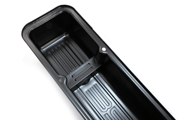 1958-86 CHEVY SMALL BLOCK 327 TALL STEEL VALVE COVERS - EDP BLACK W- 327 LOGO