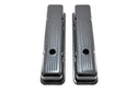 1958-86 CHEVY SMALL BLOCK 327 TALL STEEL VALVE COVERS - EDP BLACK W- 327 LOGO