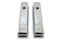 1958-86 CHEVY SMALL BLOCK 327 TALL STEEL VALVE COVERS - CHROME W- 327 LOGO