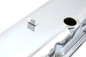 Steel OEM‑Style Short Valve Covers Fits 1965–1972 Chevy BB 396‑427‑454 – Recessed Corner – 1–2 Holes – Chrome