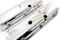 Steel OEM‑Style Short Valve Covers Fits 1965–1972 Chevy BB 396‑427‑454 – Recessed Corner – 1–2 Holes – Chrome