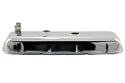 Steel OEM‑Style Short Valve Covers Fits 1965–1972 Chevy BB 396‑427‑454 – Recessed Corner – 1–2 Holes – Chrome (With Dripper Rails)