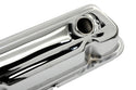 Steel Valve Covers Fits 1968–1997 Ford 429-460 Big Block Engines – Smooth – 1 Hole – Chrome