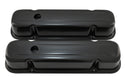 Steel Tall Valve Covers Fits 1959–1979 Pontiac V8 301‑455 – 1 Hole – EDP Black