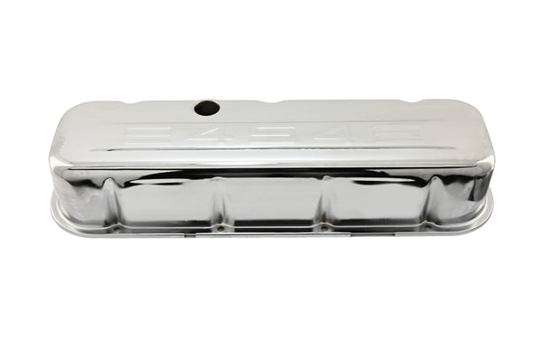 Tall Steel Valve Covers for 1965-1995 Chevy BB 396-502 – 454 Logo – Chrome