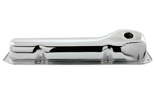 Steel Valve Covers Fits 1969–1982 Ford SB 351C‑351M‑400M‑Boss 302 – Smooth – 1 Hole – Chrome