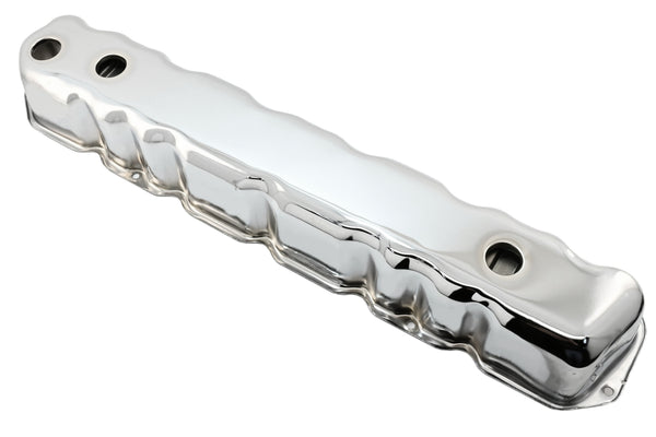 Steel Valve Cover Fits 1964–1988 AMC Jeep 199-232-258 Inline-6 – 3-Hole – Chrome