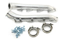 Cast Iron Low Profile V-Band Exhaust Manifolds 2003-up 5.7L/6.1L/6.2L/6.4L Dodge/Mopar Gen 3 Hemi Engines – Ceramic Silver