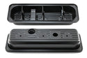 1985-93 CHEVY-GMC 4.3L V6 CENTER BOLT STEEL VALVE COVERS W- BOLTS - BLACK