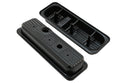 1985-93 CHEVY-GMC 4.3L V6 CENTER BOLT STEEL VALVE COVERS W- BOLTS - BLACK