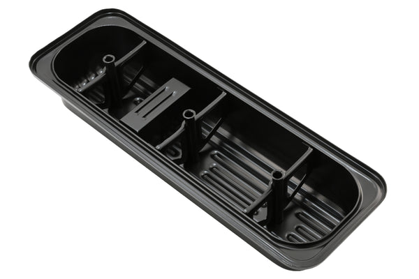 1985-93 CHEVY-GMC 4.3L V6 CENTER BOLT STEEL VALVE COVERS W- BOLTS - BLACK