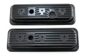1985-93 CHEVY-GMC 4.3L V6 CENTER BOLT STEEL VALVE COVERS W- BOLTS - BLACK