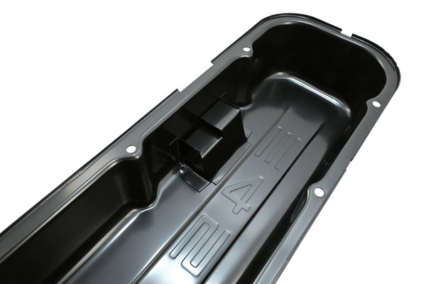 Tall Steel Valve Covers for 1965-1995 Chevy BB 396-502 – 454 Logo – Black