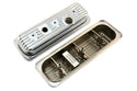 1985-93 CHEVY-GMC 4.3L V6 CENTER BOLT STEEL VALVE COVERS W- BOLTS - CHROME