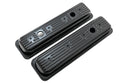 Steel Valve Covers Fits 1987–2000 Chevy/GMC 5.0L & 5.7L SBC Black Ball Milled Center Bolt
