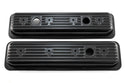 Steel Valve Covers Fits 1987–2000 Chevy/GMC 5.0L & 5.7L SBC Black Ball Milled Center Bolt