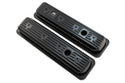 Steel Valve Covers Fits 1987–2000 Chevy/GMC 5.0L & 5.7L SBC Black Ball Milled Center Bolt