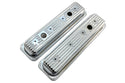 Steel Valve Covers Fits 1987–2000 Chevy/GMC 5.0L & 5.7L SBC Chrome Ball Milled Center Bolt