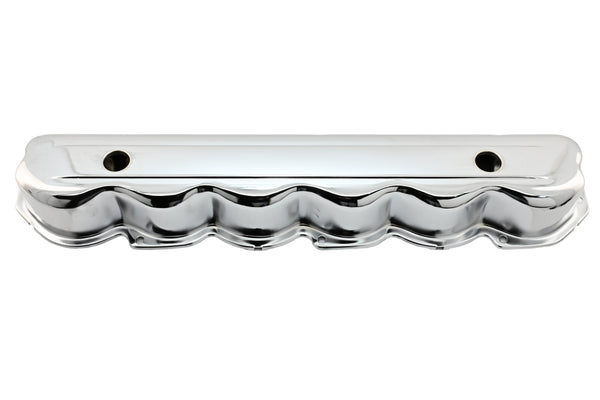 1965-89 FORD 240-300 STRAIGHT-INLINE 6 CYLINDER STEEL VALVE COVER - CHROME