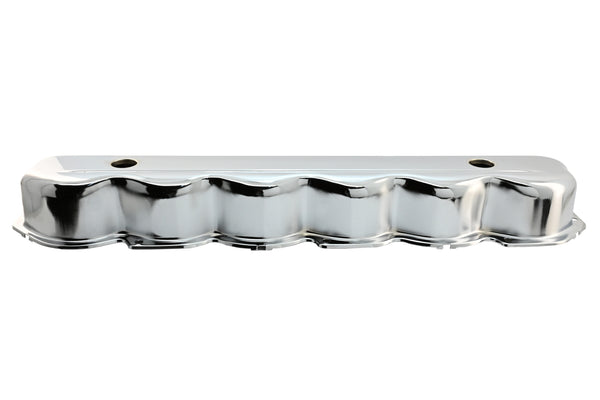 1965-89 FORD 240-300 STRAIGHT-INLINE 6 CYLINDER STEEL VALVE COVER - CHROME