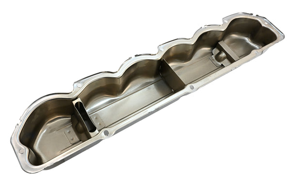 1965-89 FORD 240-300 STRAIGHT-INLINE 6 CYLINDER STEEL VALVE COVER - CHROME