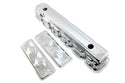 Steel Valve Cover & Side Plates Kit Fits 1962-74 Chevy 194-230-250 Inline 6 Engines – Chrome Finish – 2-Hole Design