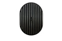 Aluminum 12" Oval Air Cleaner Paper Filter Full Finned - Black