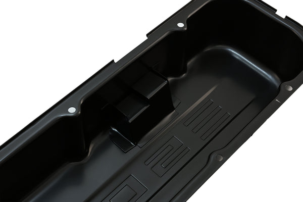 Steel 1965-2000 Chevy Bb 502 Tall Valve Covers C.I.D 502 Logo - Black