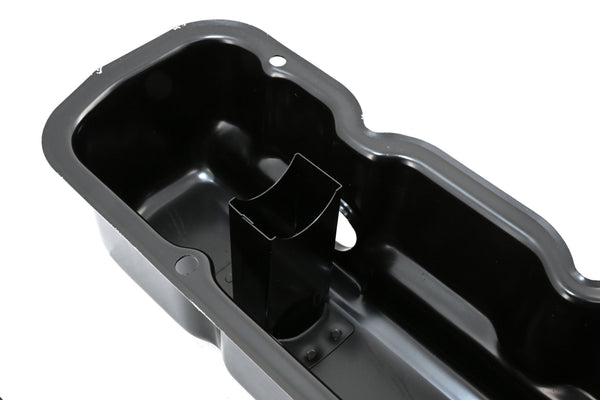 Steel Valve Cover & Side Plates Kit Fits 1962-74 Chevy 194-230-250 Inline 6 Engines – Black Finish – 2-Hole Design