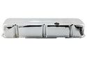 STEEL 1965-2000 CHEVY BB 502 TALL VALVE COVERS C.I.D 502 LOGO - CHROME