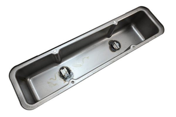 1958-86 CHEVY SMALL BLOCK 283-305-327-350-400 CIRCLE TRACK RACING STEEL VALVE COVERS - RAW