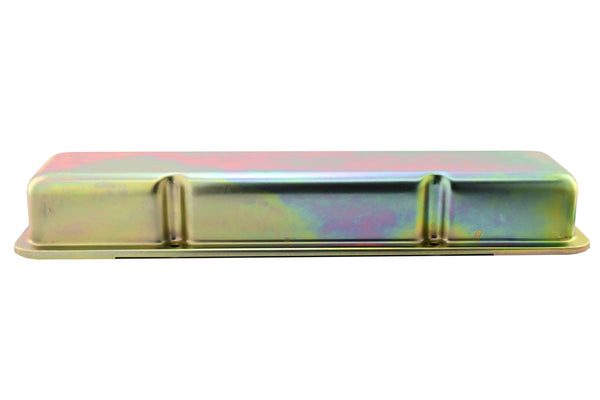 1958-86 CHEVY SMALL BLOCK 283-305-327-350-400 CIRCLE TRACK RACING STEEL VALVE COVERS - ZINC