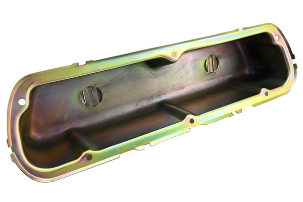 1962-85 FORD SMALL BLOCK 260-289-302-351W CIRCLE TRACK RACING VALVE COVERS - ZINC